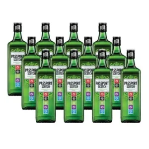 Caixa Whisky Passport 1l C/12