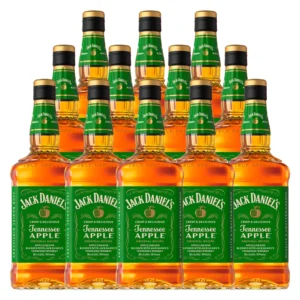 Caixa Whisky Jack Daniel's Apple 1l C/12 (Maçã verde)