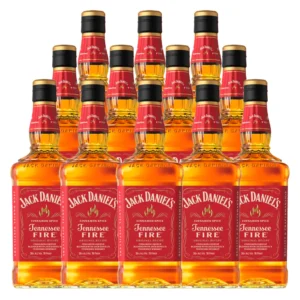 Caixa Whisky de Canela Jack Daniel's Fire 700ml C/12