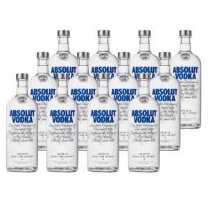 Caixa Vodka Absolut 1l C/12